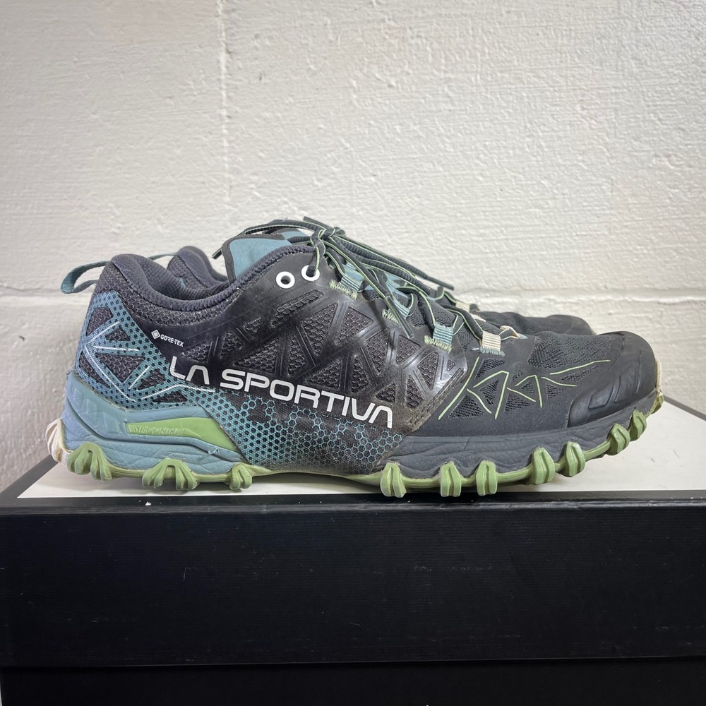 La Sportiva Bushido II GTX Carbon/Mist Trail Running Shoes Sneakers Women's 9.5